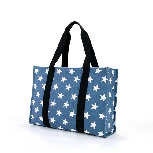 Spacious Canvas Beach Tote for Essentials